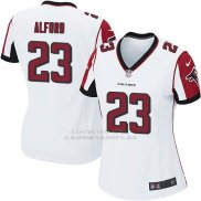 Camiseta Atlanta Falcons Alford Blanco Nike Game NFL Mujer