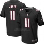 Camiseta Atlanta Falcons Jones Negro Nike Elite NFL Hombre