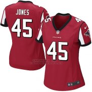 Camiseta Atlanta Falcons Jones Rojo Nike Game NFL Mujer