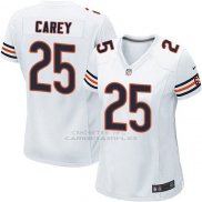 Camiseta Chicago Bears Carey Blanco Nike Game NFL Mujer