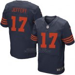 Camiseta Chicago Bears Jeffery Apagado Azul Nike Elite NFL Hombre