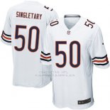 Camiseta Chicago Bears Singletary Blanco Nike Game NFL Hombre