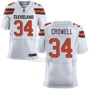 Camiseta Cleveland Browns Crowell Blanco Nike Elite NFL Hombre