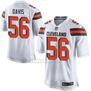 Camiseta Cleveland Browns Davis Blanco Nike Game NFL Nino