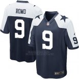 Camiseta Dallas Cowboys Romo Negro Blanco Nike Game NFL Hombre
