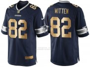 Camiseta Dallas Cowboys Witten Profundo Azul Nike Gold Game NFL Hombre