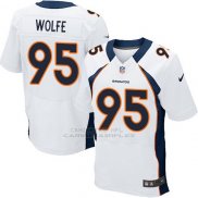 Camiseta Denver Broncos Wolfe Blanco Nike Elite NFL Hombre