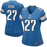 Camiseta Detroit Lions Quin Azul Nike Game NFL Mujer