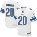 Camiseta Detroit Lions Sanders Blanco Nike Elite NFL Hombre