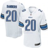 Camiseta Detroit Lions Sanders Blanco Nike Game NFL Hombre
