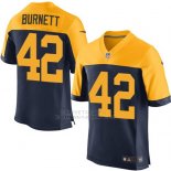 Camiseta Green Bay Packers Burnett Profundo Azul y Amarillo Nike Elite NFL Hombre