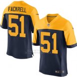 Camiseta Green Bay Packers Fackrell Profundo Azul y Amarillo Nike Elite NFL Hombre