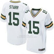 Camiseta Green Bay Packers Starr Blanco Nike Elite NFL Hombre