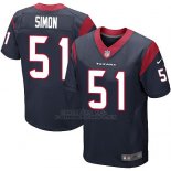 Camiseta Houston Texans Simon Profundo Azul Nike Elite NFL Hombre