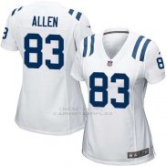 Camiseta Indianapolis Colts Allen Blanco Nike Game NFL Mujer