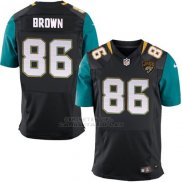 Camiseta Jacksonville Jaguars Brown Negro 2016 Nike Elite NFL Hombre