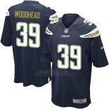Camiseta Los Angeles Chargers Woodhead Negro Nike Game NFL Hombre