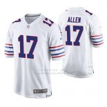 Camiseta NFL Elite Hombre Buffalo Bills Josh Allen Blanco