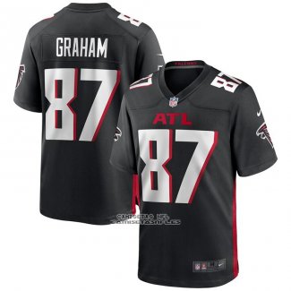 Camiseta NFL Game Atlanta Falcons Jaeden Graham Negro