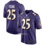 Camiseta NFL Game Baltimore Ravens Tavon Young Violeta