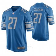 Camiseta NFL Game Hombre Detroit Lions Justin Coleman Azul