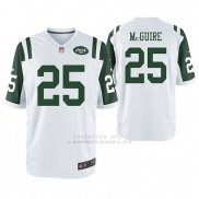 Camiseta NFL Game Hombre New York Jets Elijah Mcguire Blanco