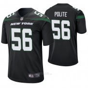Camiseta NFL Game Hombre New York Jets Jachai Polite Negro