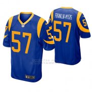 Camiseta NFL Game Hombre St Louis Rams John Franklin Myers Azul Amarillo