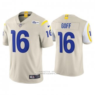 Camiseta NFL Game Los Angeles Rams Jared Goff 2020 Vapor Crema