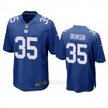 Camiseta NFL Game New York Giants T.j. Brunson Azul