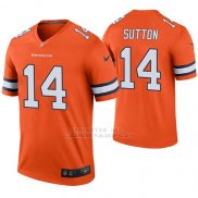 Camiseta NFL Legend Hombre Denver Broncos Courtland Sutton Naranja Color Rush