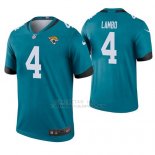 Camiseta NFL Legend Hombre Jacksonville Jaguars Josh Lambo Verde Color Rush