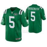 Camiseta NFL Legend Hombre New York Jets Teddy Bridgewater Verde Color Rush