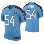 Camiseta NFL Legend Hombre Tennessee Titans Rashaan Evans Azul 20th Anniversary Color Rush