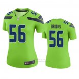 Camiseta NFL Legend Mujer Seattle Seahawks Jordyn Brooks Verde Color Rush