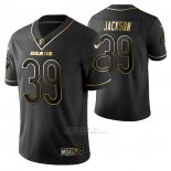 Camiseta NFL Limited Chicago Bears Eddie Jackson Golden Edition Negro