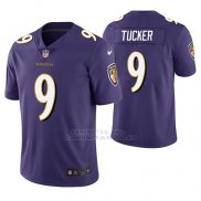 Camiseta NFL Limited Hombre Baltimore Ravens Justin Tucker Violeta Vapor Untouchable