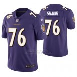 Camiseta NFL Limited Hombre Baltimore Ravens Maurquice Shakir Violeta Vapor Untouchable