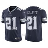 Camiseta NFL Limited Hombre Dallas Cowboys 21 Ezekiel Elliott Azul Vapor Untouchable