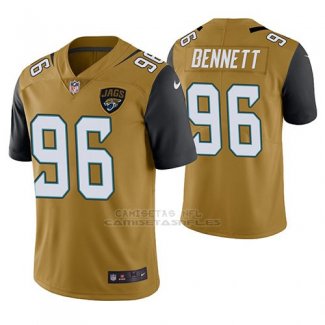Camiseta NFL Limited Hombre Jacksonville Jaguars Michael Bennett Oro Color Rush