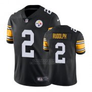 Camiseta NFL Limited Hombre Pittsburgh Steelers Mason Rudolph Negro Vapor Untouchable Throwback