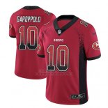 Camiseta NFL Limited Hombre San Francisco 49ers Jimmy Garoppolo Scarlet 2018 Drift Fashion Color Rush