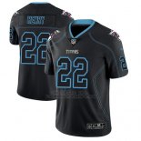 Camiseta NFL Limited Hombre Tennessee Titans Derrick Henry Negro Color Rush 2018 Lights Out