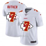 Camiseta NFL Limited Kansas City Chiefs Butker Logo Dual Overlap Blanco