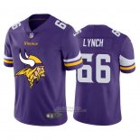 Camiseta NFL Limited Minnesota Vikings Lynch Big Logo Violeta