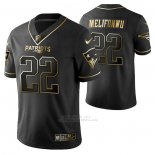 Camiseta NFL Limited New England Patriots Obi Melifonwu Golden Edition Negro