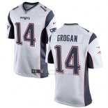 Camiseta New England Patriots Grogan Blanco Nike Game NFL Hombre