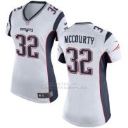 Camiseta New England Patriots Mccourty Blanco Nike Game NFL Mujer