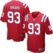Camiseta New England Patriots Sheard Rojo Nike Game NFL Nino