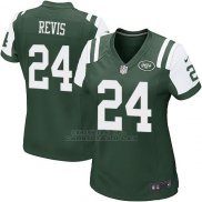 Camiseta New York Jets Revis Verde Nike Game NFL Mujer